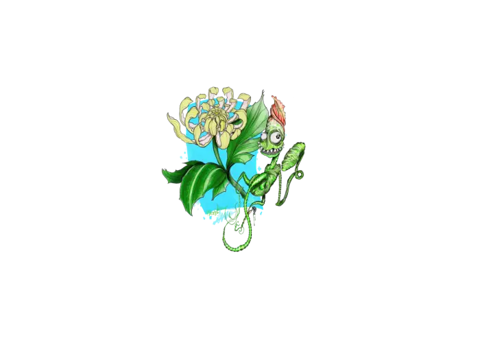 Plant power - M - Black